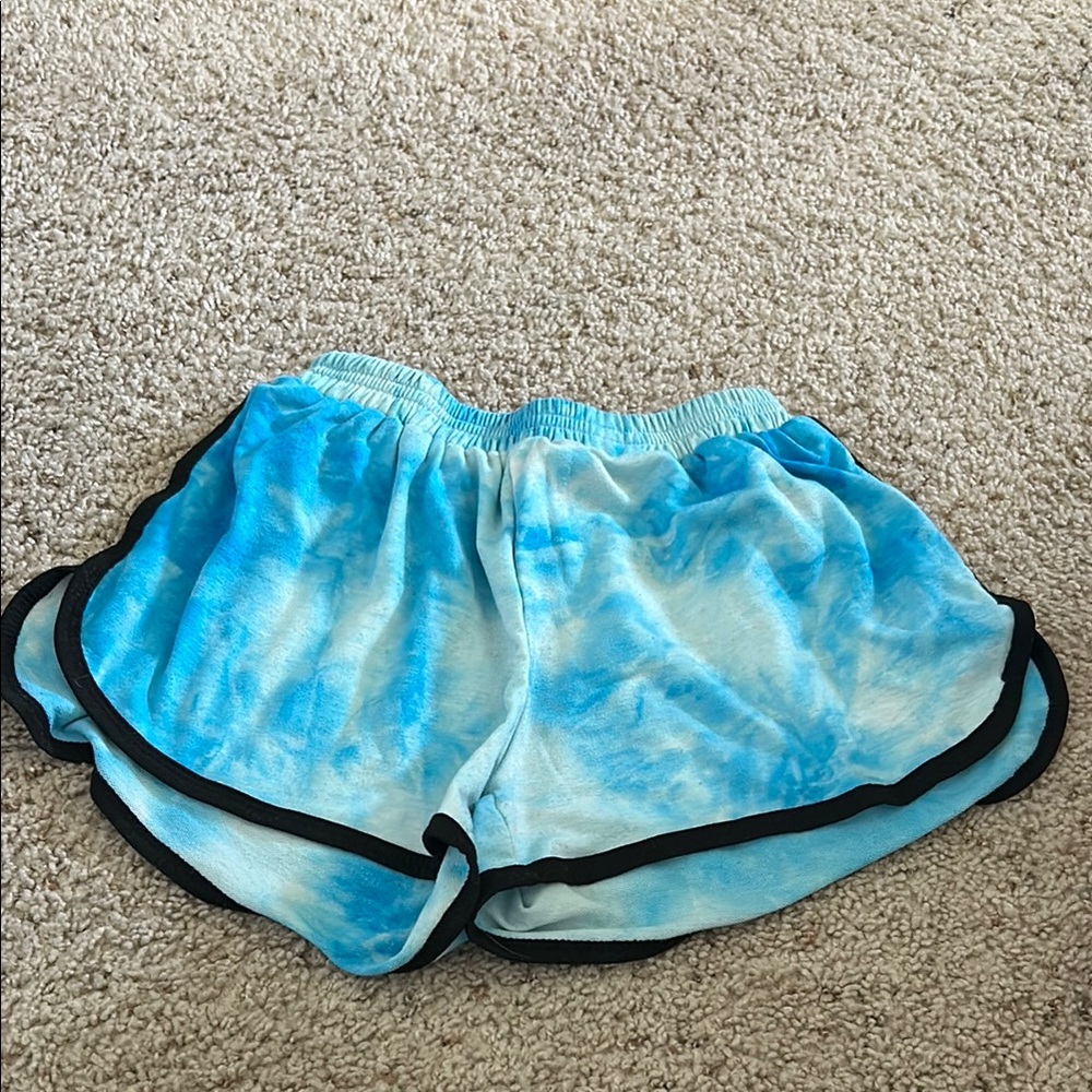 Blue Tie-Dye Women's Shorts